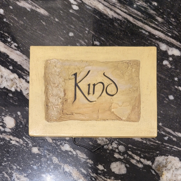 Vintage Home Interior 3D Love Is Kind Patient And Trusting Wall Decor 4pc - Picture 6 of 10